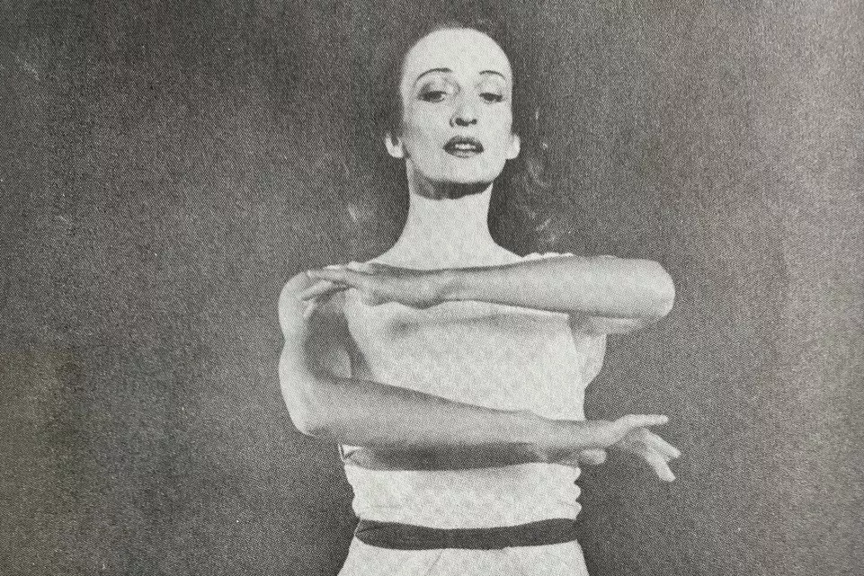 Doris Humphrey. Foto: zdroj The Art of Making Dances (1959).