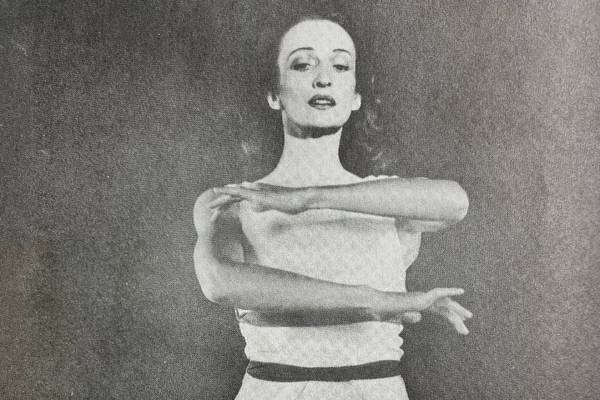 Doris Humphrey. Foto: zdroj The Art of Making Dances (1959).