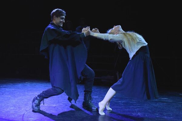 Aleš Slanina (Krysař), Kristýna Piechaczková (Agnes). Foto: Pavel Křivánek.