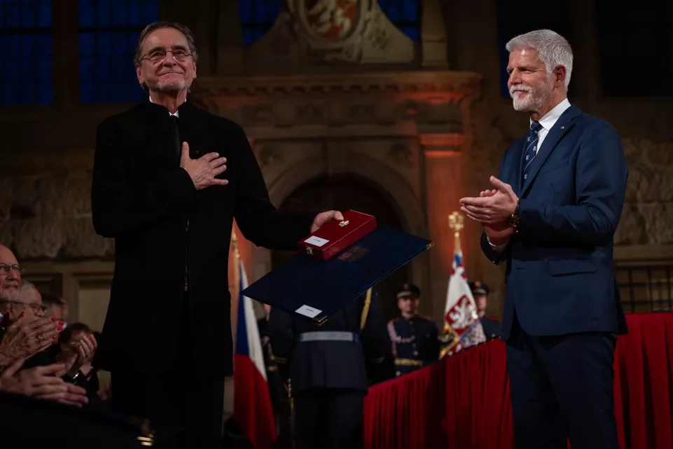 Jiří Kylián a Petr Pavel. Foto: Zuzana Bönisch.