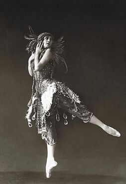 Tamara Karsavina, Pták Ohnivák. Foto: wikimedia commons.
