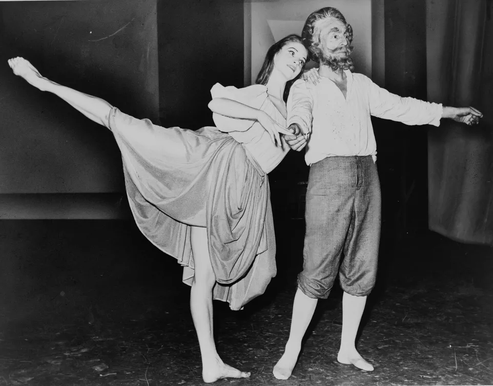 Suzanne Farrell a George Balanchine. NYWTS. Zdroj: Wikimedia Commons, dostupné online. 