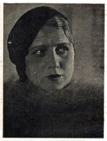 Máša Cvejičová. Zdroj: Divadelní list Národního divadla v Brně 24 09 1932.