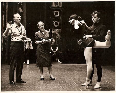  Ann Hutchinson Guest a George Balanchine. Zdroj: Wiki commons.