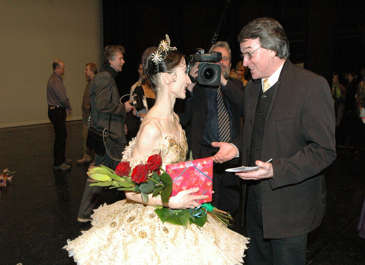 Daria Klimentová a Vlastimil Harapes. Foto: archiv umělkyně.