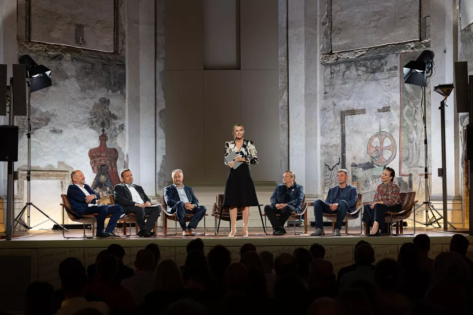Ilustrační foto - debata o kultuře (2025). Foto Zdeněk Sokol.
