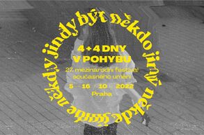 Festival 4 + 4 dny v pohybu zaplní Erpet Smíchov