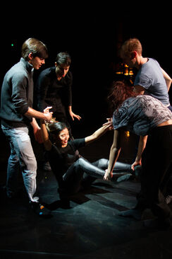 Angel Dust (Ayano Nagamori, Rosa Maria Pace, Paolo Terranova, István Varga, Sebastiano Mazzia). Foto: Ben Jícha.