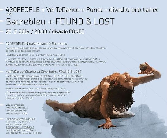 420PEOPLE a VerTeDance připomenou společně své úspěšné choreografie v Ponci