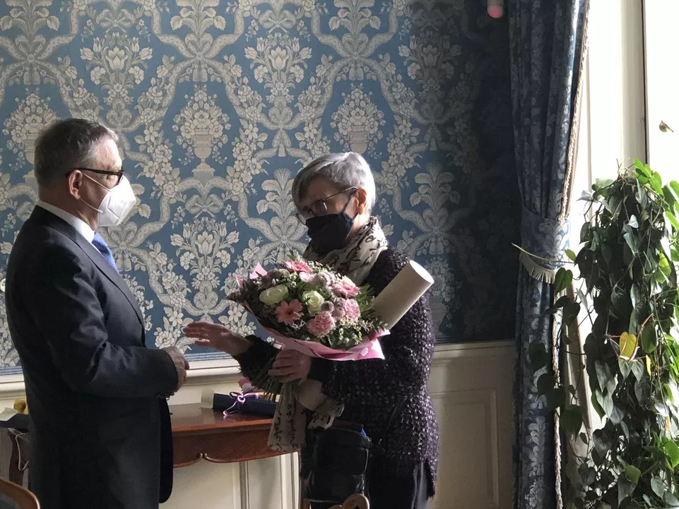 Lubomír Zaorálek a Ivnka Kubicová. Zdroj Ministerstvo kultury.