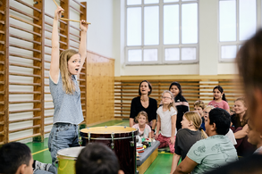 Vizualizace hudby pro neslyšící
Foto: Kamil Hauptmann.