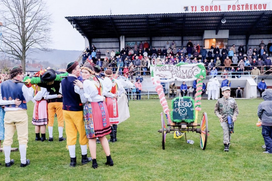 Masopust v Postřekově. Foto: Domažlický Deník/Stanislav Šebek.