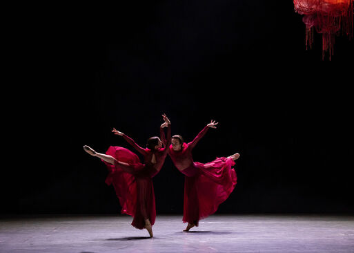 Královský dvůr / Skrytá tajemství. Baletní soubor Moravského divadla v Olomouci. Foto: Tereza Hrubá. 