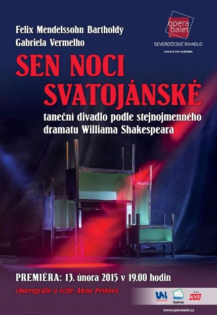 Nová premiéra Snu noci svatojánské v Ústí nad Labem