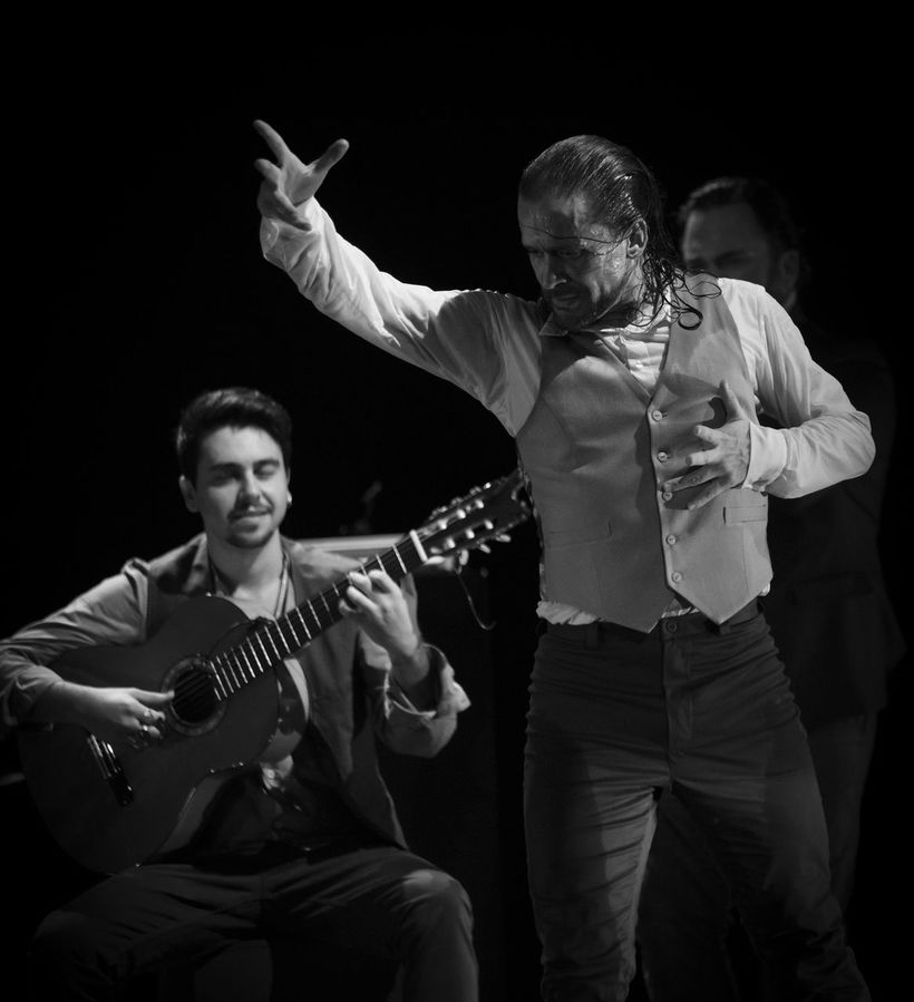Alfonso Losa s kytaristou Antoniem Sanchezem. Foto: Beatrix Molnar.