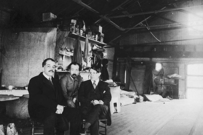 Sergej Ďagilev, Vladimir Polunin, Pablo Picasso, 1919. Foto: Kultura.ru.