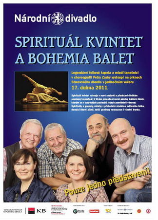 Spirituál kvintet a Bohemia Balet