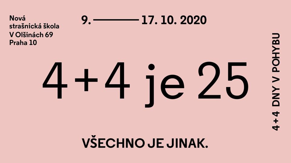 Festival současného umění 4+4 dny v pohybu proběhne pouze v třídenní variantě