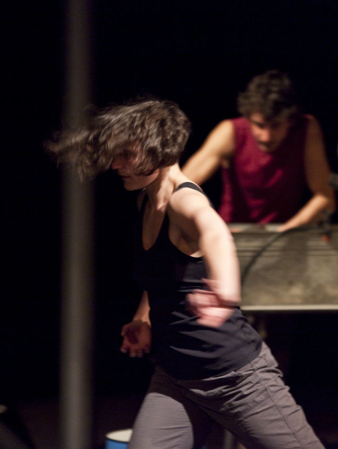 Taneční projekt Mokré ruce na festivalu Moving Sounds 2013