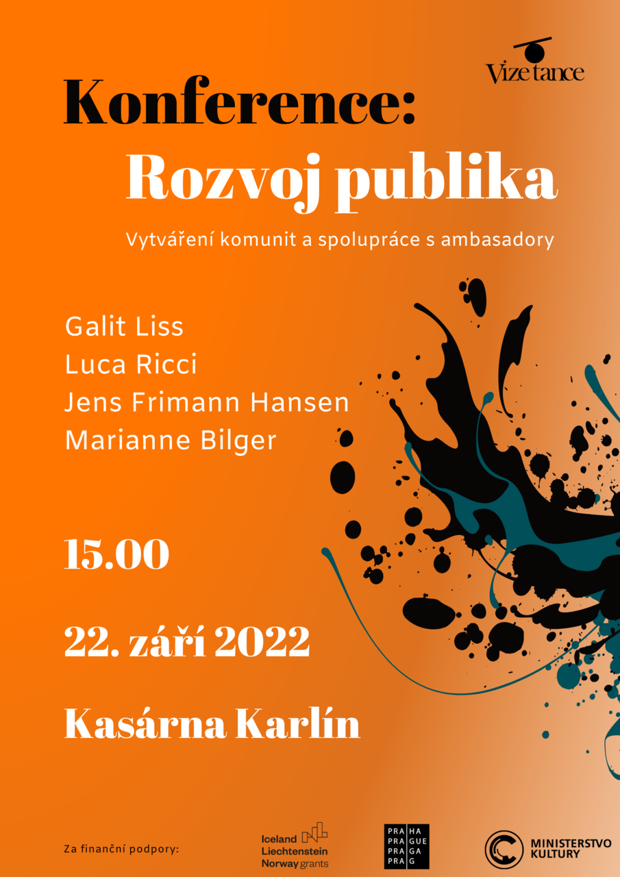 Mezinárodní konference Rozvoj publika se uskuteční 22. září 2022 v Praze