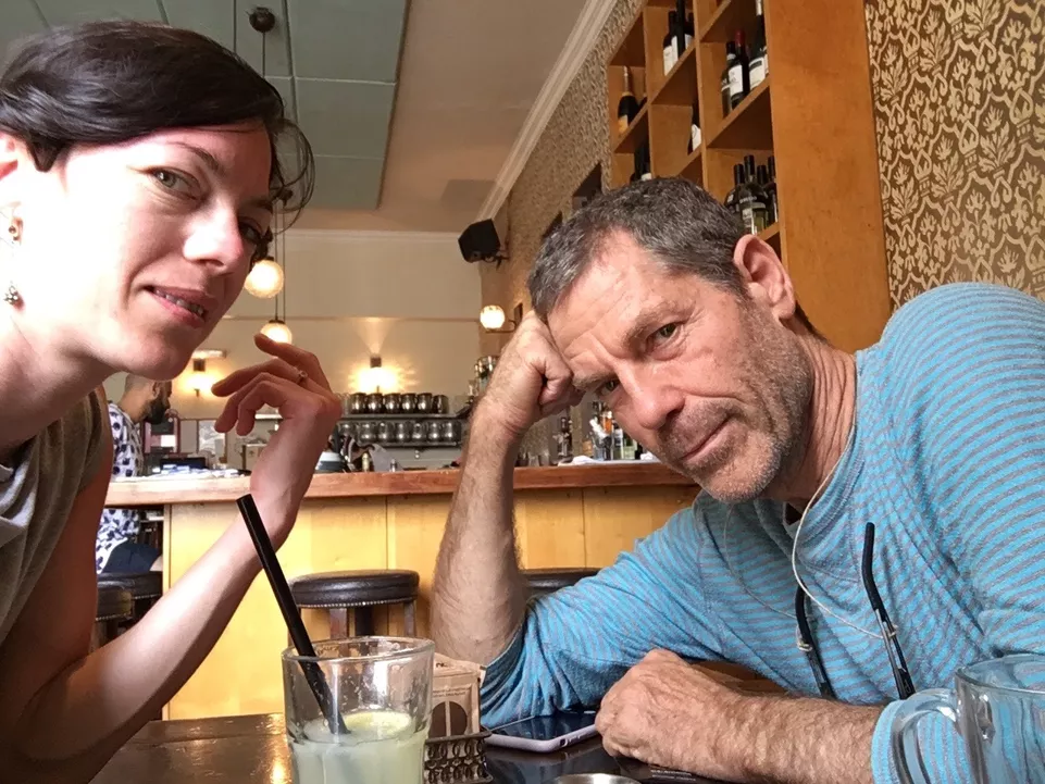 Nataša Novotná a Ohad Naharin. Foto: Soukr. archiv N.N.