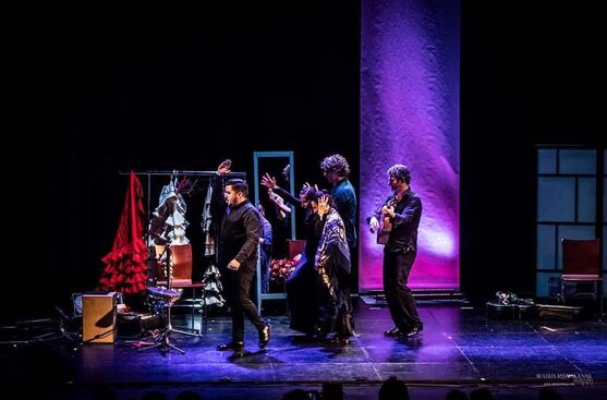 Irene Álvarez, Virginia Delgado, Alexander Gavilán, Esteban Murillo a Uno Demand. Foto: Beatrix Molnar.