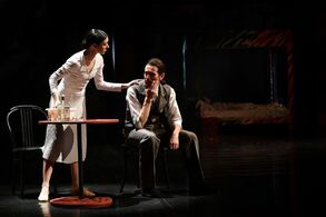 Frida (Cristina - Melissa Brogin, Guillermo Kahlo - Vladimir Gončarov). Foto Petr  Berounský.