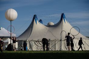 Cirkus Base v Chomutově. Foto: Miloš Štáfek.