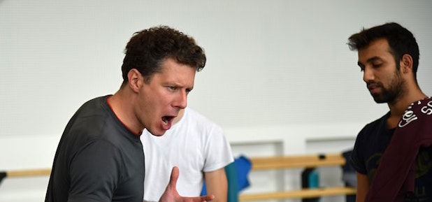 Manon - zkouška (Filip Veverka, Kryštof Šimek). Foto: Irena Štěrbová