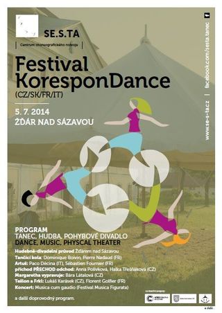 Festival KoresponDance zítra ve Žďáru nad Sázavou