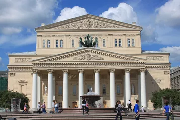 Velké divadlo v Moskvě. Zdroj Wikimedia Commons.