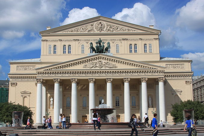 Velké divadlo v Moskvě. Foto Wikimedia Commons.