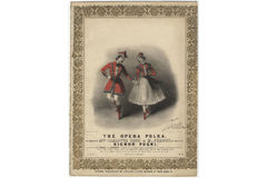 Jules Perrot, Carlotta Grisi - Polka. Zdroj: New York Public Library.