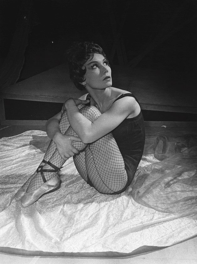 Vlasta Pavelcová (Podivuhodný Mandarin 1961 - Dívka velkoměsta). Zdroj Archiv NDM.