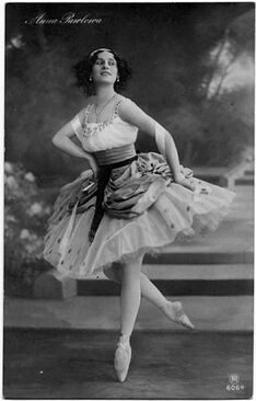 Anna Pavlova v baletu La fille mal gardée. Zdroj: archiv.