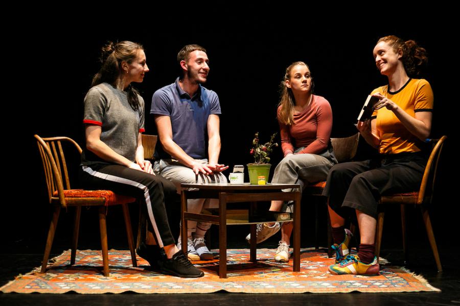 VOID (K. Křížková, Z. Josefi, M. Talaga, A. Cubells). Foto: Michal Hančovský