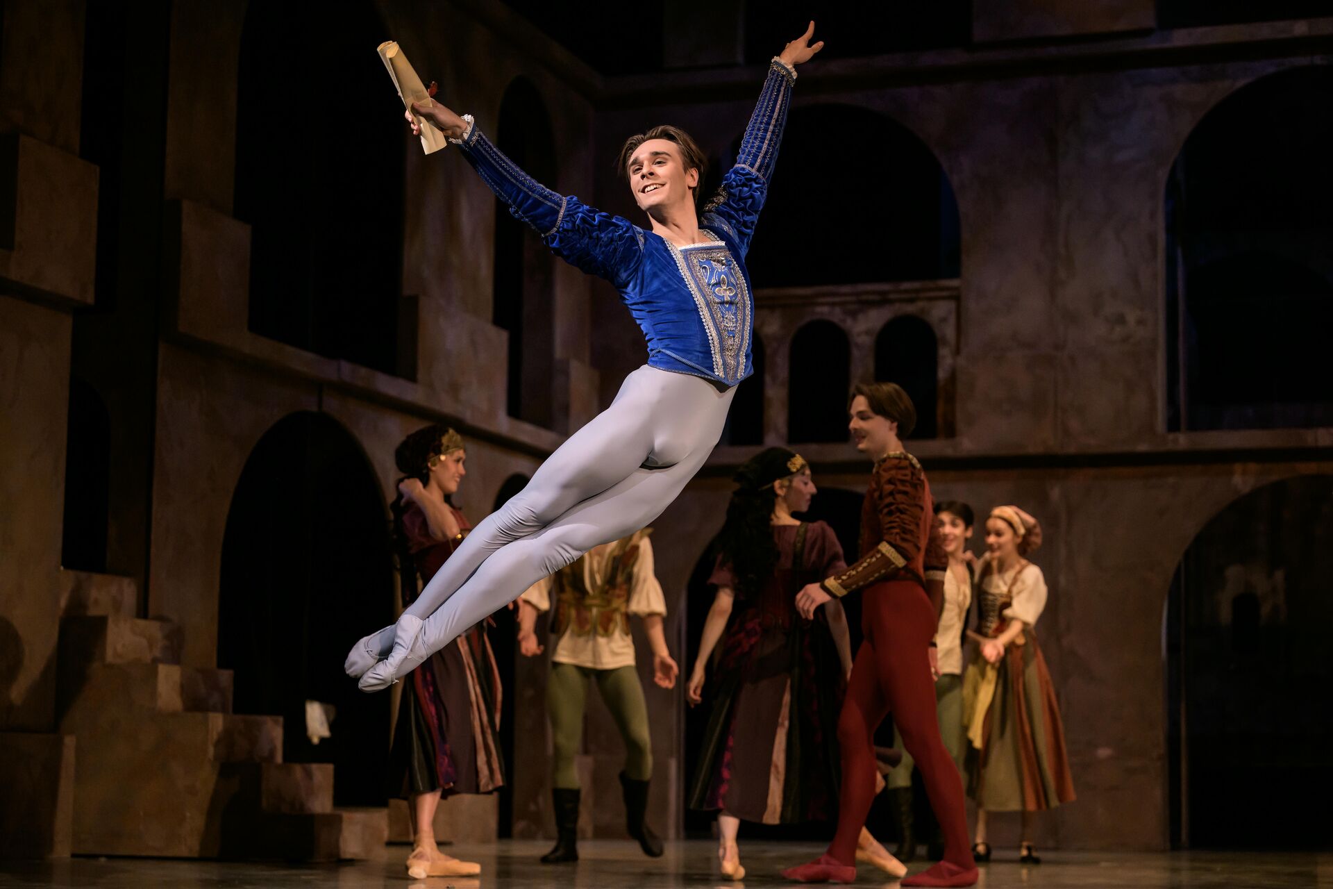 Romeo a Julie. Balet Moravského divadla Olomouc. Foto: Sergej Gherciu. 