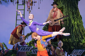 Zimní pohádka (Sarah Lamb and Steven McRae). Foto: Johan Persson.