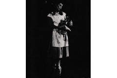 Věra Vágnerová v roli Popelky ze stejnojmenného baletu, r. 1954. Foto: soukr. arch.