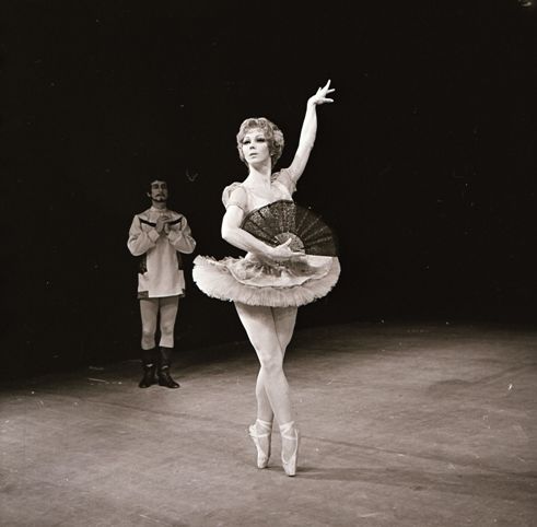 Alice Kvasnicová jako Coppélie (premiéra 13. května 1973), foto: František Krasl