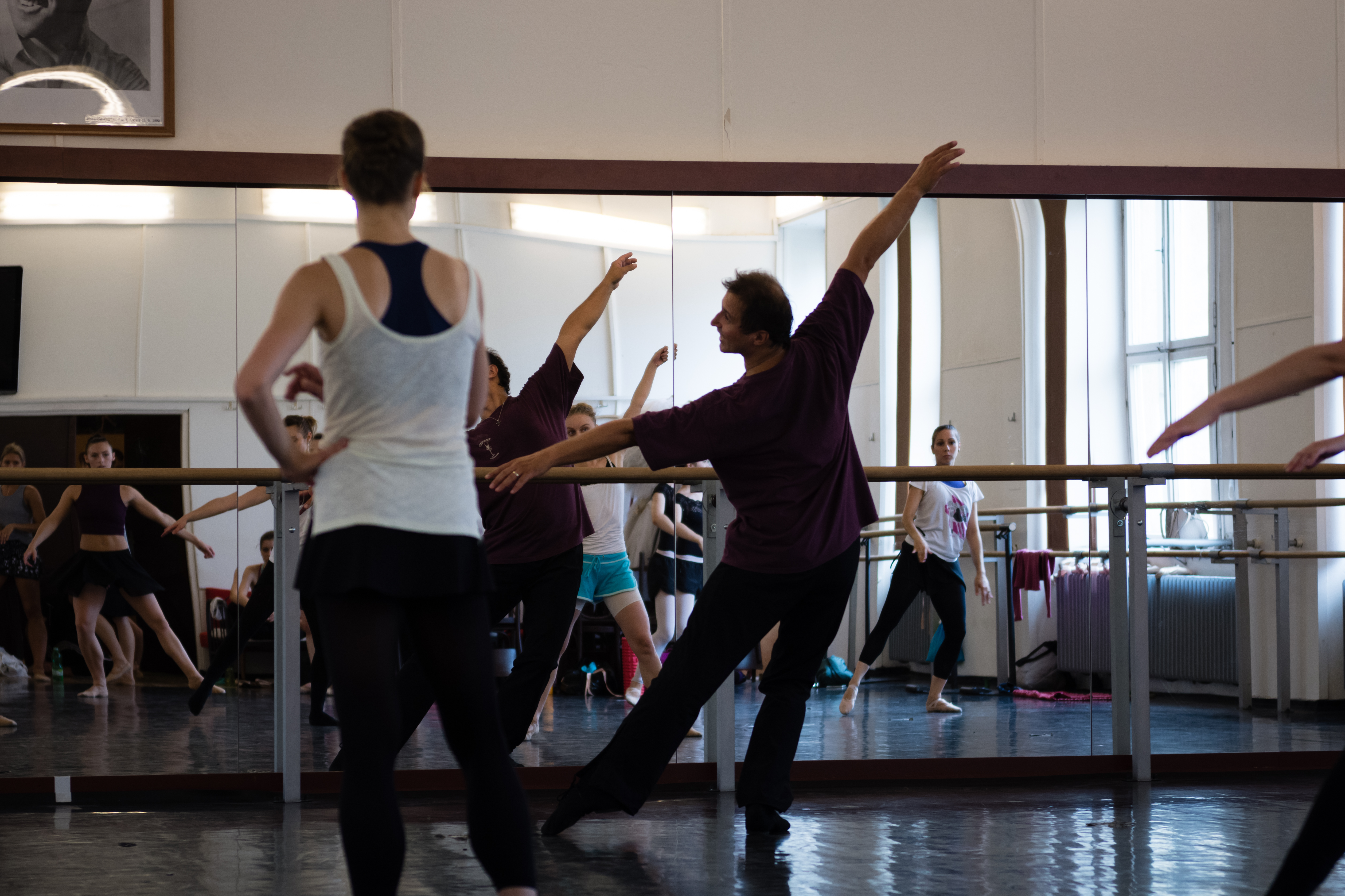 Balet NdB, West side story zkouška. Foto Artur Abram.