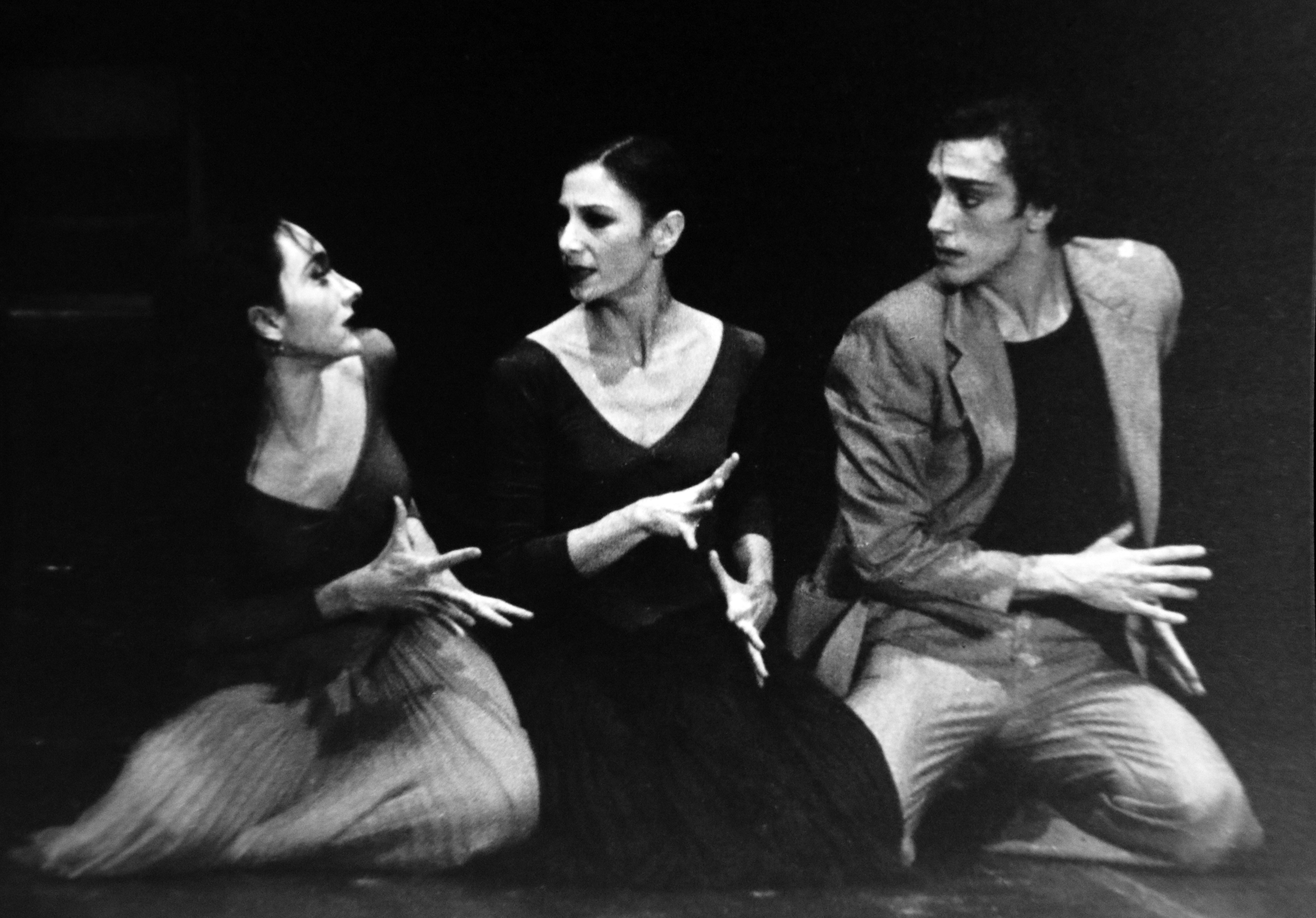 Huis clos (Dominique Genevois, Maria Grazia Galante, Marco Barile), 1982. Foto soukr archiv.