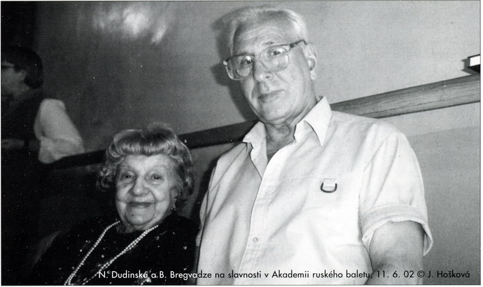 Boris Bregvadze s Natalií Dudinskou v Akademii ruského baletu v roce 2002. Foto Jana Hošková