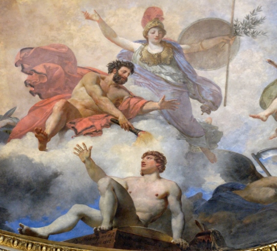 Creation of man Prometheus, Berthelemy, Louvre
