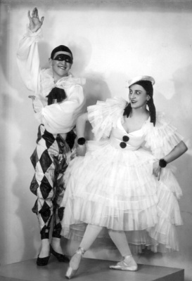 M. Figarová a I.V.Psota, Karneval 1937