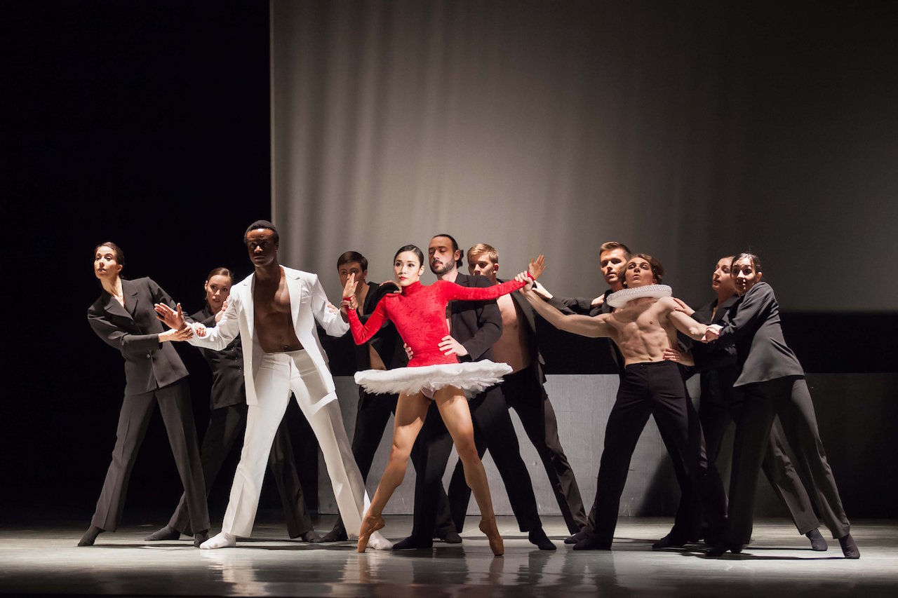 Three4Dance - Petruška (Damani Williams, Yui Kyotani, Lukáš Cenek). Foto Aleš Kočíb.