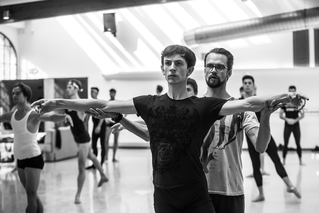 Filip Barankiewicz a Adam Zvonař na zkoušce, Foto: Martin Divíšek